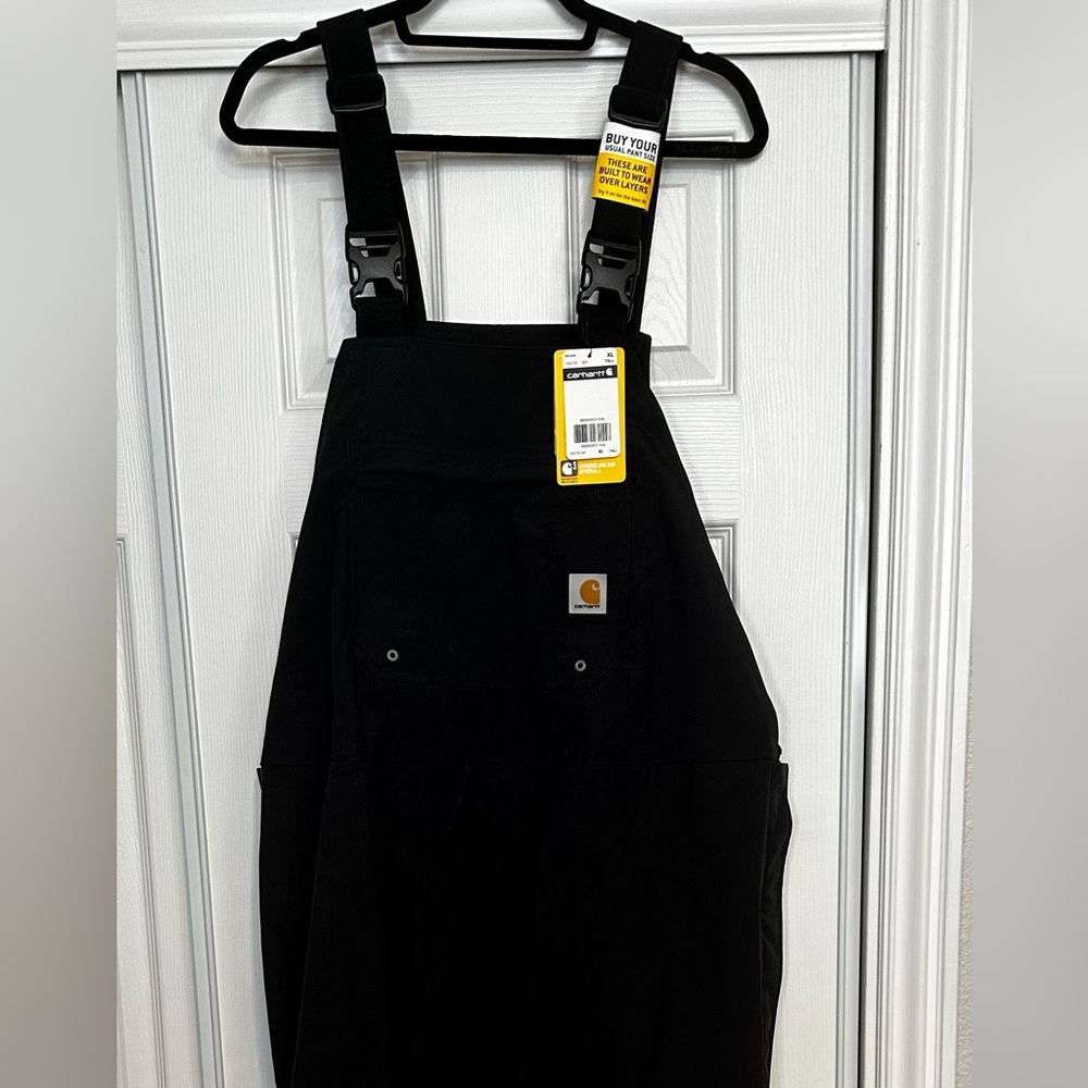 NWT Carhartt Storm Defender Loose Fit Heavyweight Bib Overall; size XL Tall